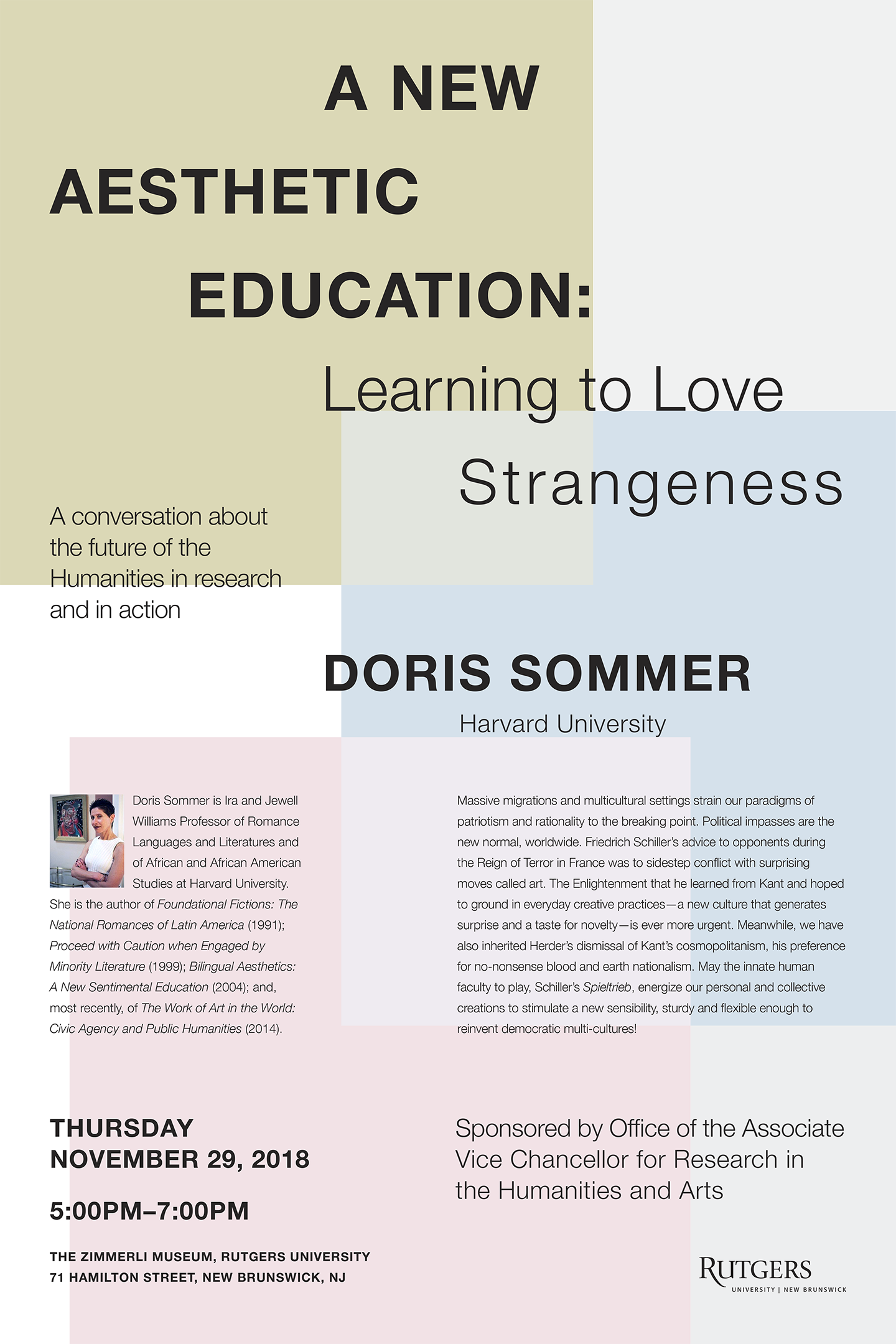 A New Aesthetic Education: Learning to Love Strangeness, Doris Sommer